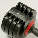 Champion Sports JFIT Adjustable Dumbbell Set with Storage Cradle 6.6lb to 55 lb (CMP-J-ADJDB55)