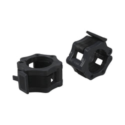 Champion Sports JFIT Olympic Barbell Clamps Quick-Release Collars 2" (Black Set of 2) (CMP-J-BBCLMPSET)