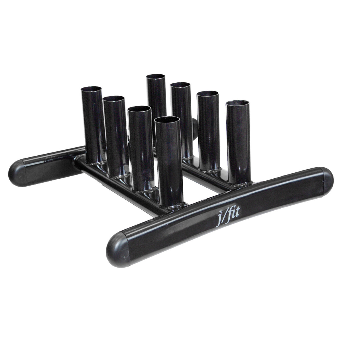 Champion Sports JFIT Olympic Barbell Support Rack Heavy-Duty Steel Storage Black (CMP-J-BBSRACK)