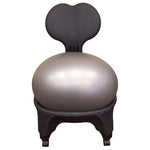 Champion Sports JFIT Elliptic Stability Ball Chair with Rolling Base Black (CMP-J-BCSTAB)