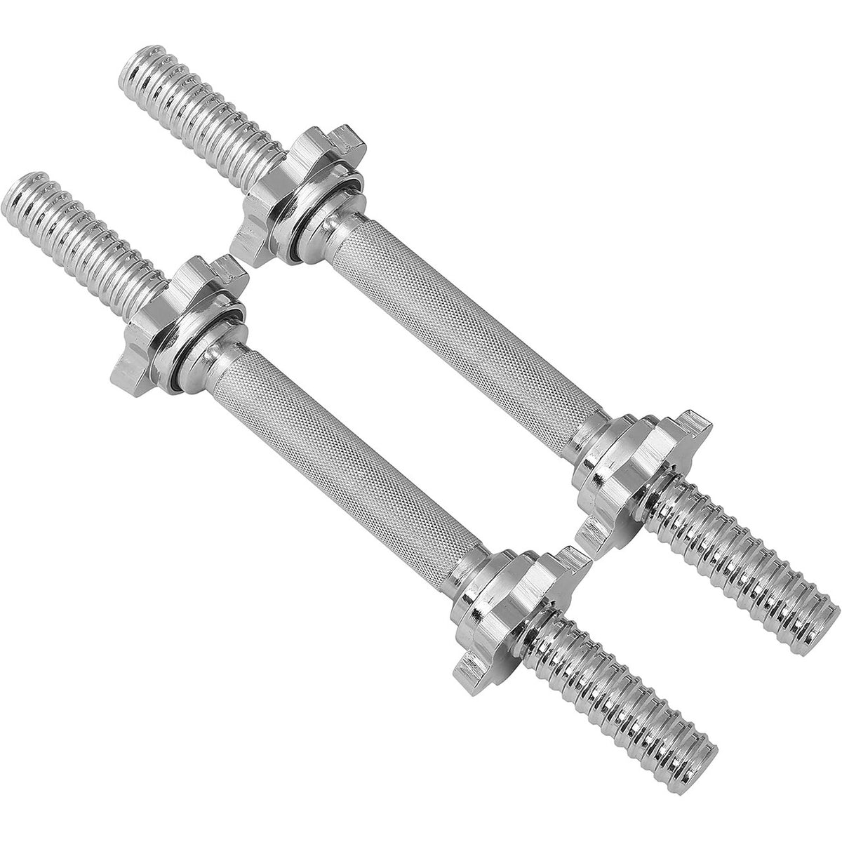 Champion Sports JFIT Threaded Dumbbell Handles with Star-Lock Collars 14"L (Set of 2) (CMP-J-DBTHRSET)