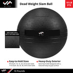 Champion Sports JFIT Dead Weight Slam Ball High-Impact Training 10 lb (CMP-J-DWSB10)