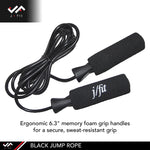 Champion Sports JFIT Speed Jump Rope Adjustable Steel Cable 110