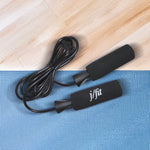 Champion Sports JFIT Speed Jump Rope Adjustable Steel Cable 110