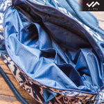 Champion Sports JFIT Maureen Ikat Expandable Travel Tote Bag Navy Cream 14