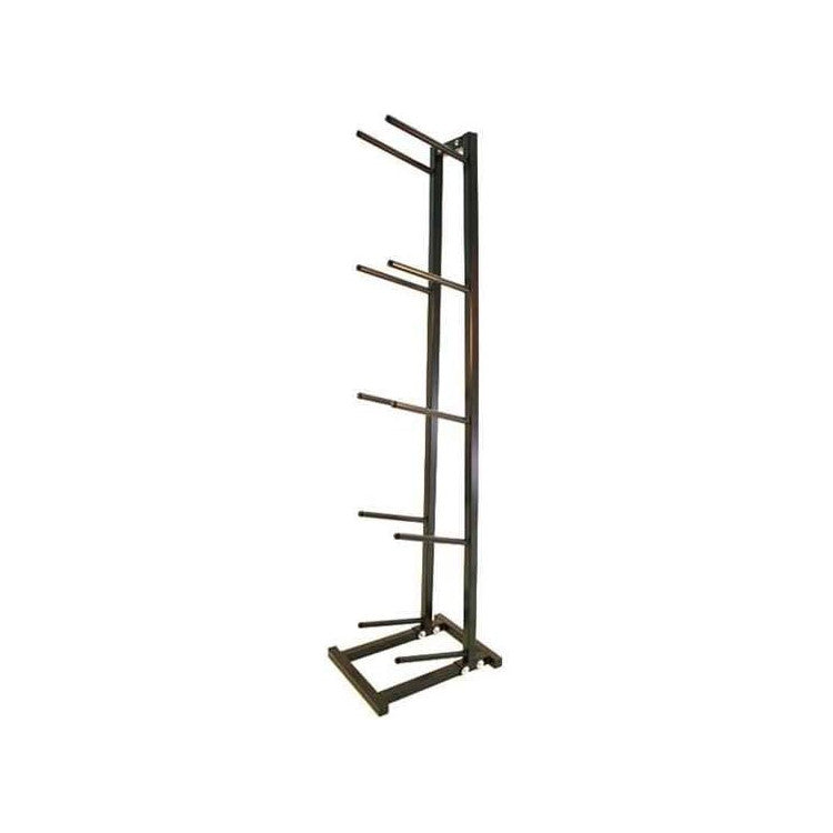 Champion Sports JFIT Medicine Ball Rack 5-Tier Freestanding Steel Storage Matte Black (CMP-J-MBRACK)