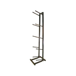 Champion Sports JFIT Medicine Ball Rack 5-Tier Freestanding Steel Storage Matte Black (CMP-J-MBRACK)