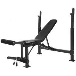 Champion Sports JFIT Olympic Weight Bench with Leg Developer 700 lb Capacity 42"W x 68"L x 50"H (CMP-J-OWB)