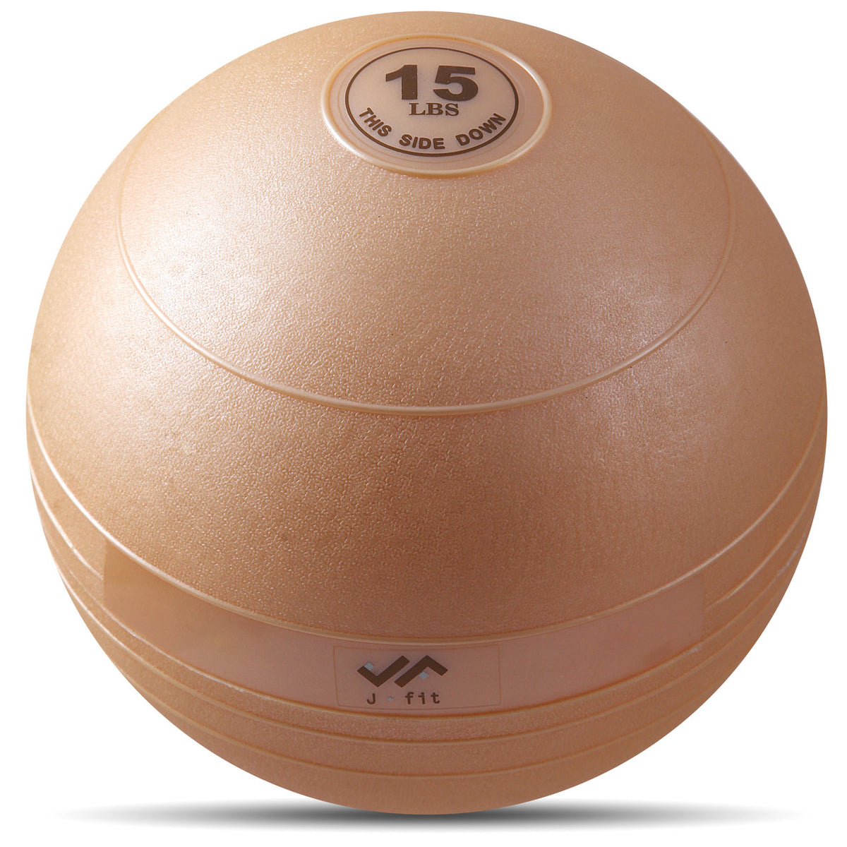 Champion Sports JFIT Metallic Slam Ball High-Intensity Training 15 lb (CMP-J-SB15XXX)