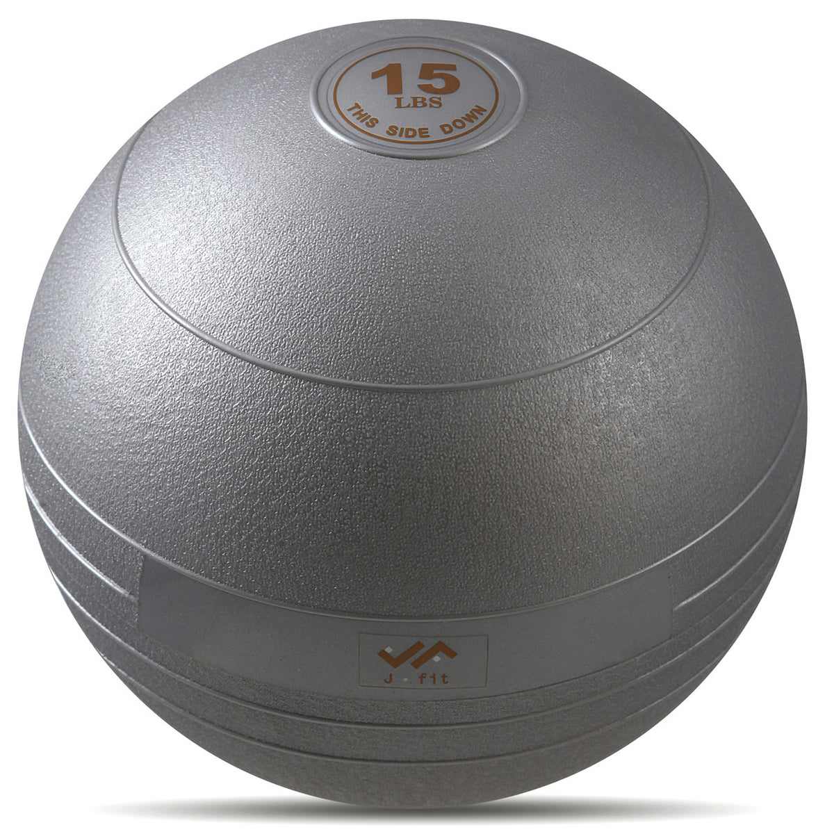 Champion Sports JFIT Metallic Slam Ball High-Intensity Training 15 lb (CMP-J-SB15XXX)