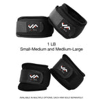 Champion Sports JFIT Adjustable Wrist Weights 2 lb Pair Small Medium (CMP-J-WW2SM-MD)