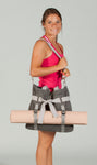 Champion Sports JFIT Yoga Mat Shoulder Bag Convertible Cotton Canvas 16