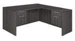 Regency Legacy L Desk with Double Pedestal Drawer Unit Corner Desks Legacy L-Desks and Scratch-Resistant Finish 60