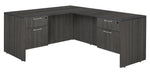 Regency Legacy L Desk with Double Pedestal Drawer Unit Corner Desks Legacy and Professional Laminate Finish 71