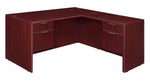 Regency Legacy L Desk with Double Pedestal Drawer Unit Corner Desks Legacy and Professional Laminate Finish 71
