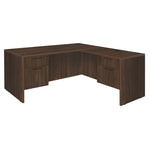 Regency Legacy L Desk with Double Pedestal Drawer Unit Corner Desks and High-Performance Commercial Laminate Surface 71