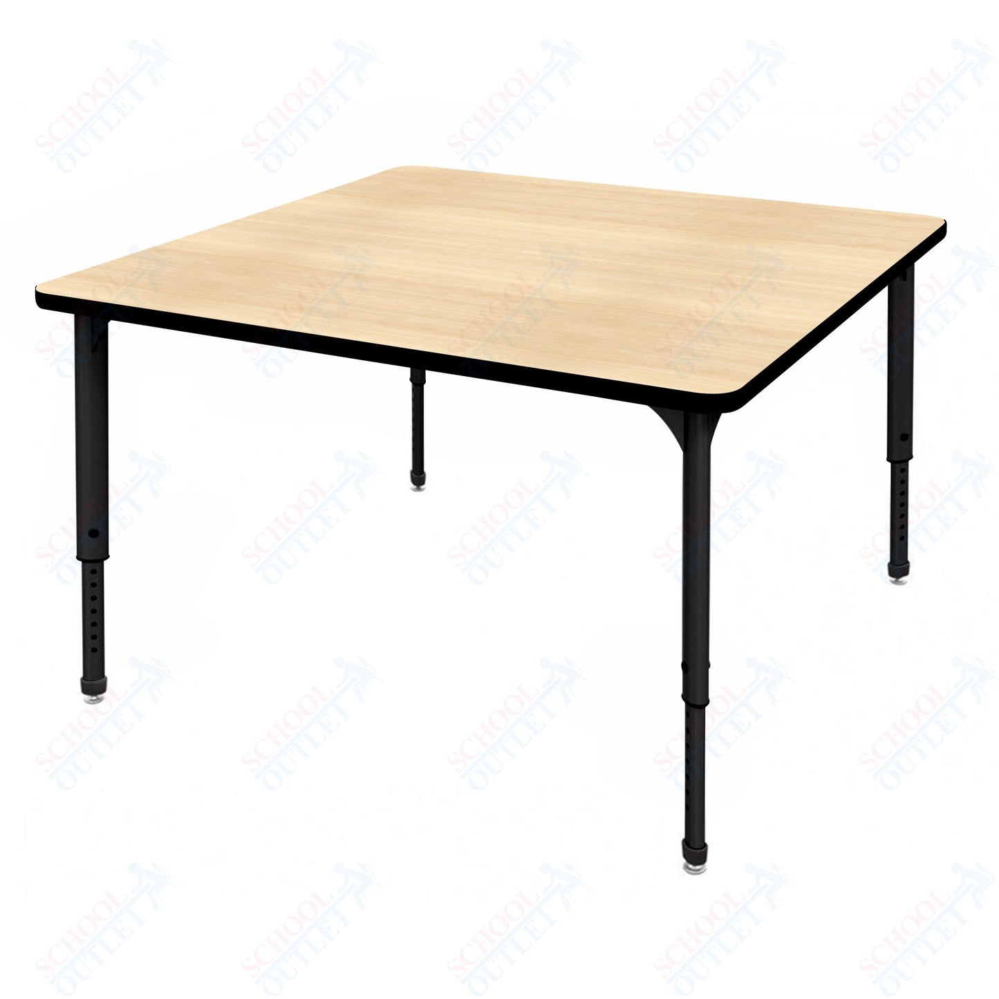 Marco Apex Series 42" Square School Activity Table Adjustable Height 21"-30" (38-2214-MA)
