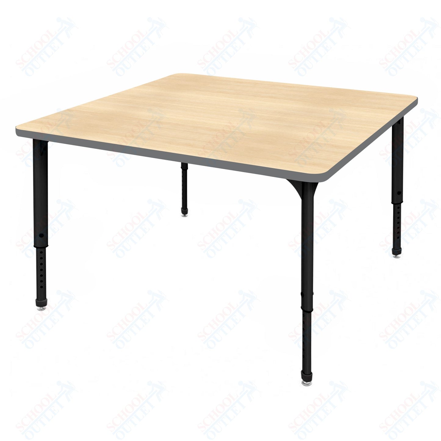 Marco Apex Series 42" Square School Activity Table Adjustable Height 21"-30" (38-2214-MA)