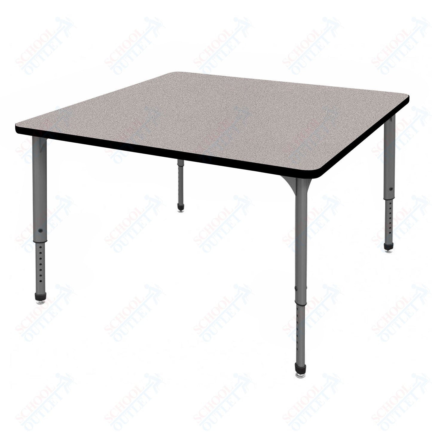 Marco Apex Series 42" Square School Activity Table Adjustable Height 21"-30" (38-2214-MA)