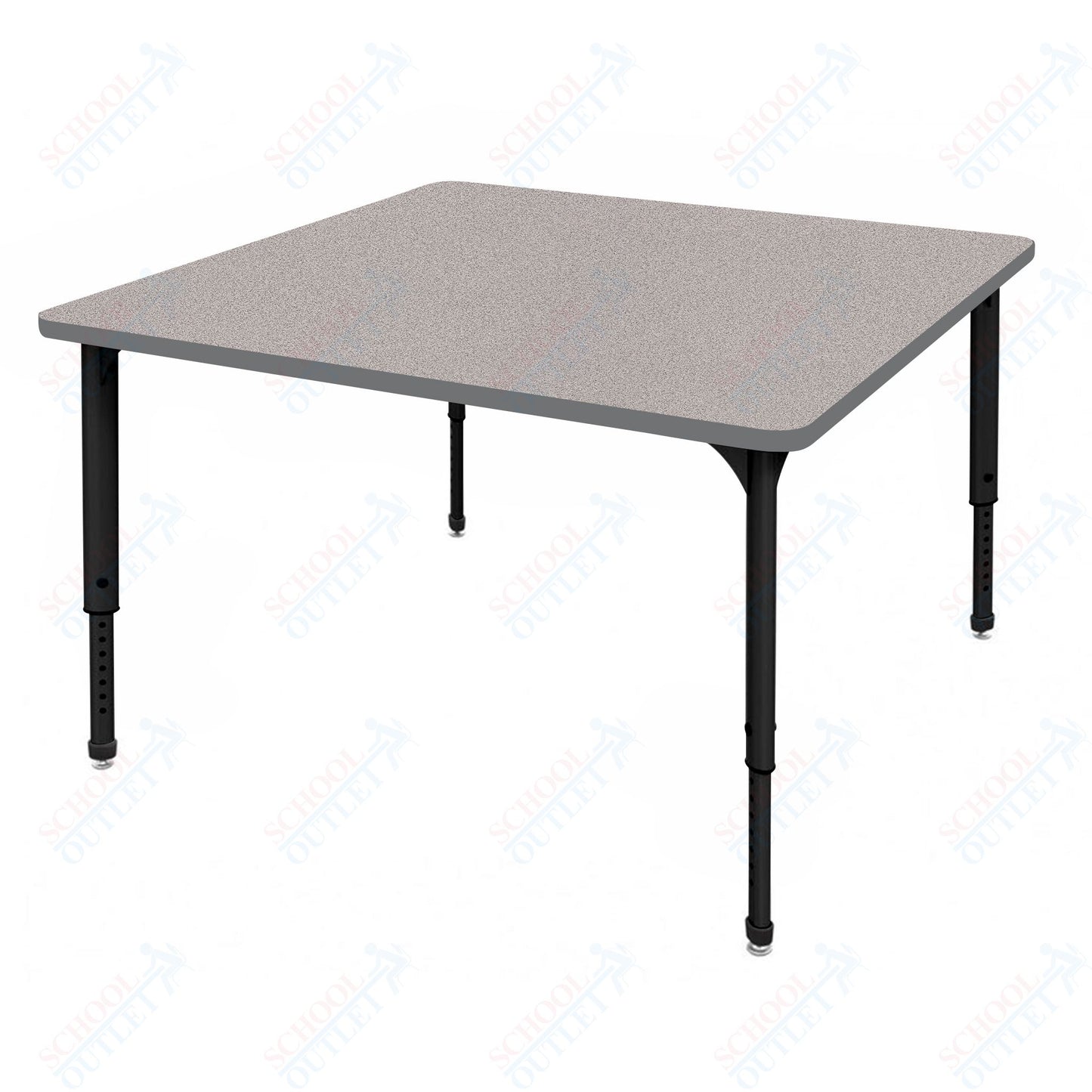 Marco Apex Series 42" Square School Activity Table Adjustable Height 21"-30" (38-2214-MA)