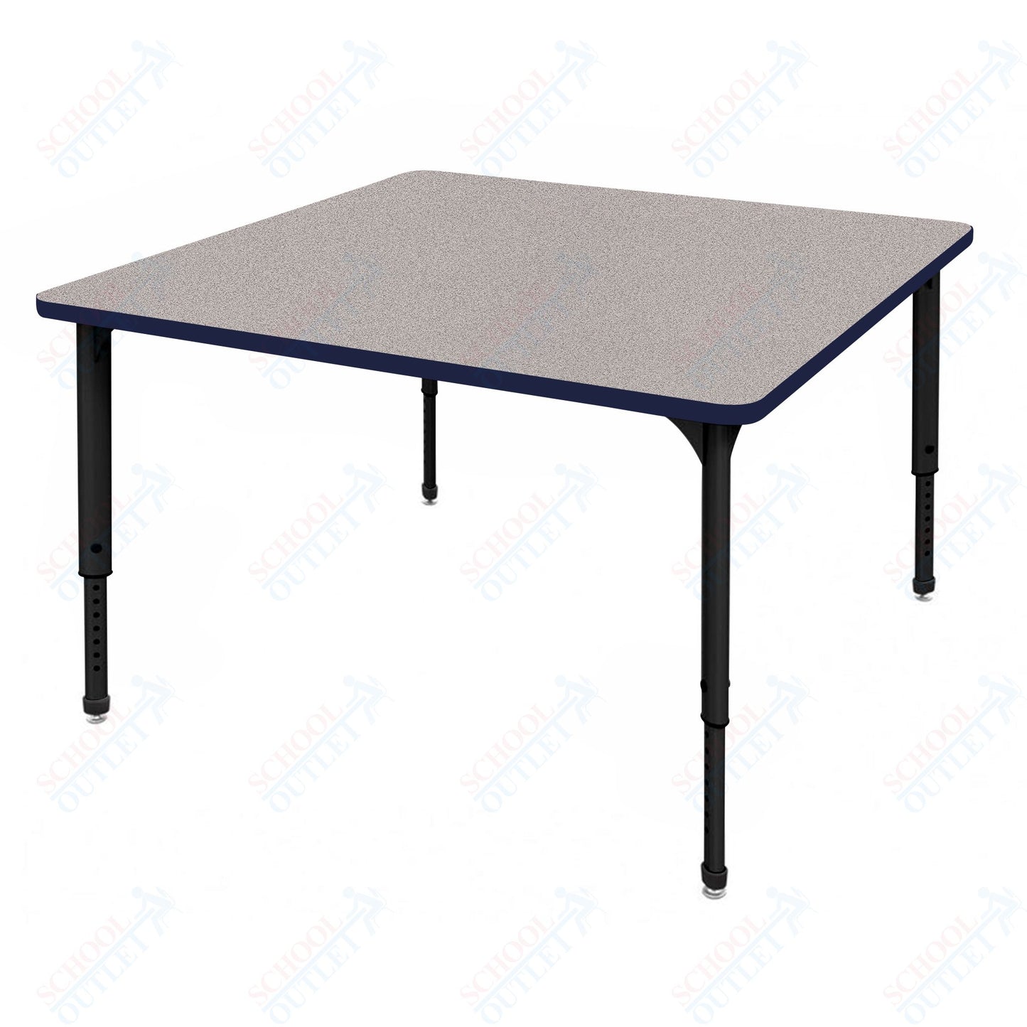 Marco Apex Series 42" Square School Activity Table Adjustable Height 21"-30" (38-2214-MA)