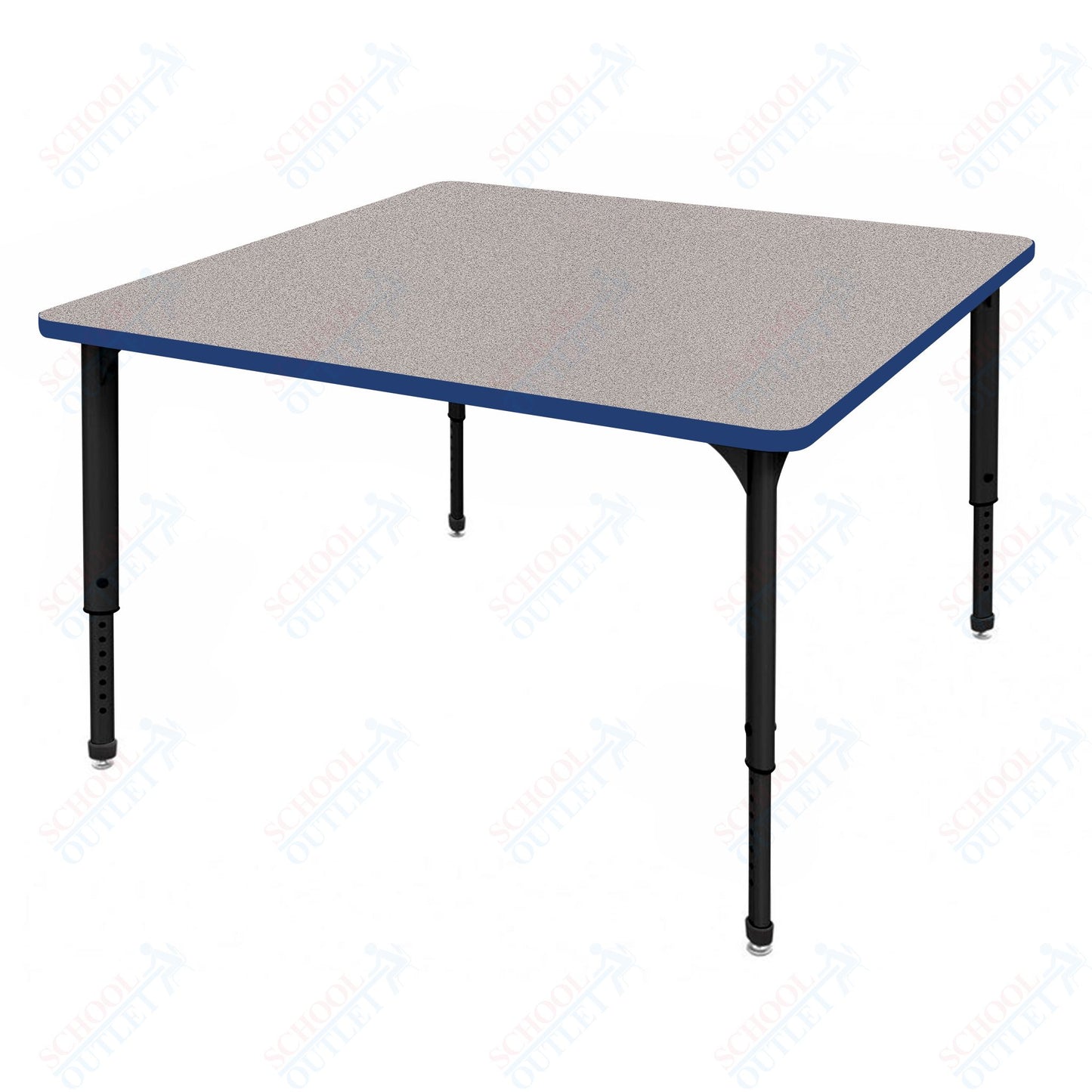 Marco Apex Series 42" Square School Activity Table Adjustable Height 21"-30" (38-2214-MA)