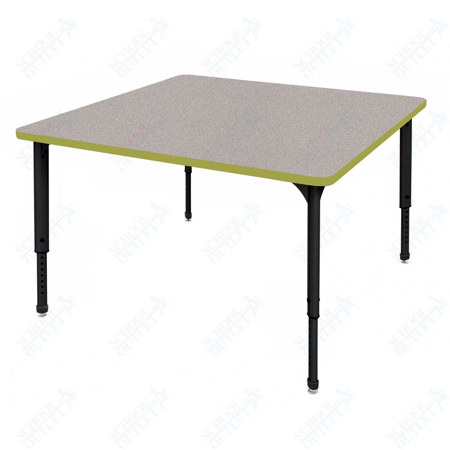 Marco Apex Series 42" Square School Activity Table Adjustable Height 21"-30" (38-2214-MA)