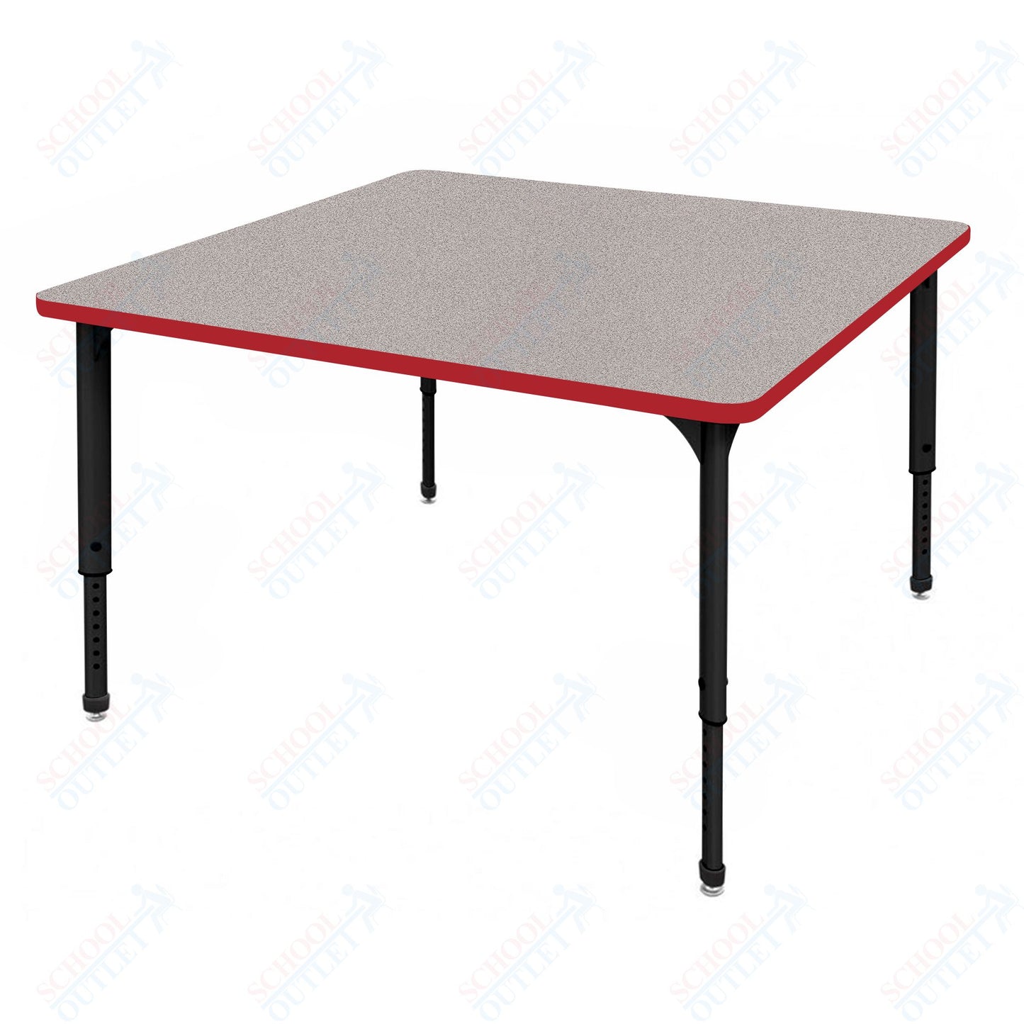 Marco Apex Series 42" Square School Activity Table Adjustable Height 21"-30" (38-2214-MA)