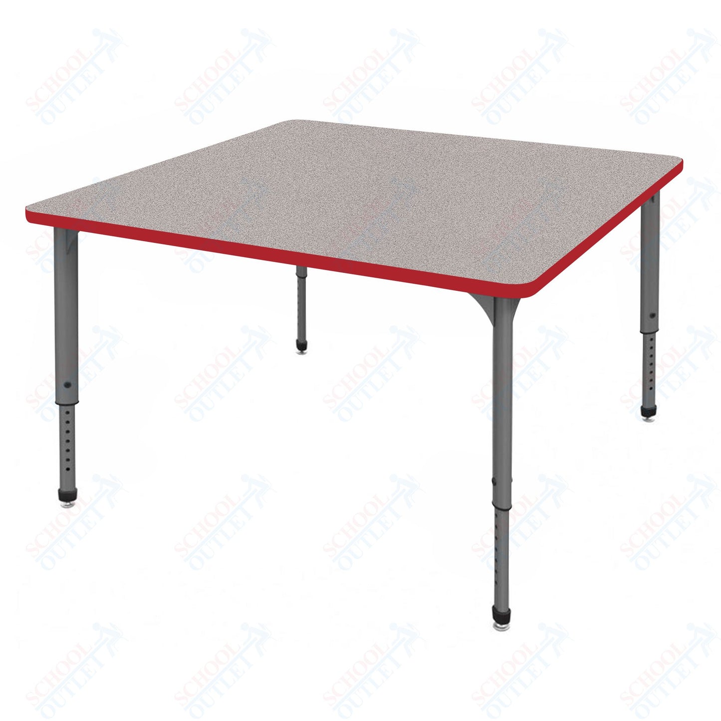 Marco Apex Series 42" Square School Activity Table Adjustable Height 21"-30" (38-2214-MA)