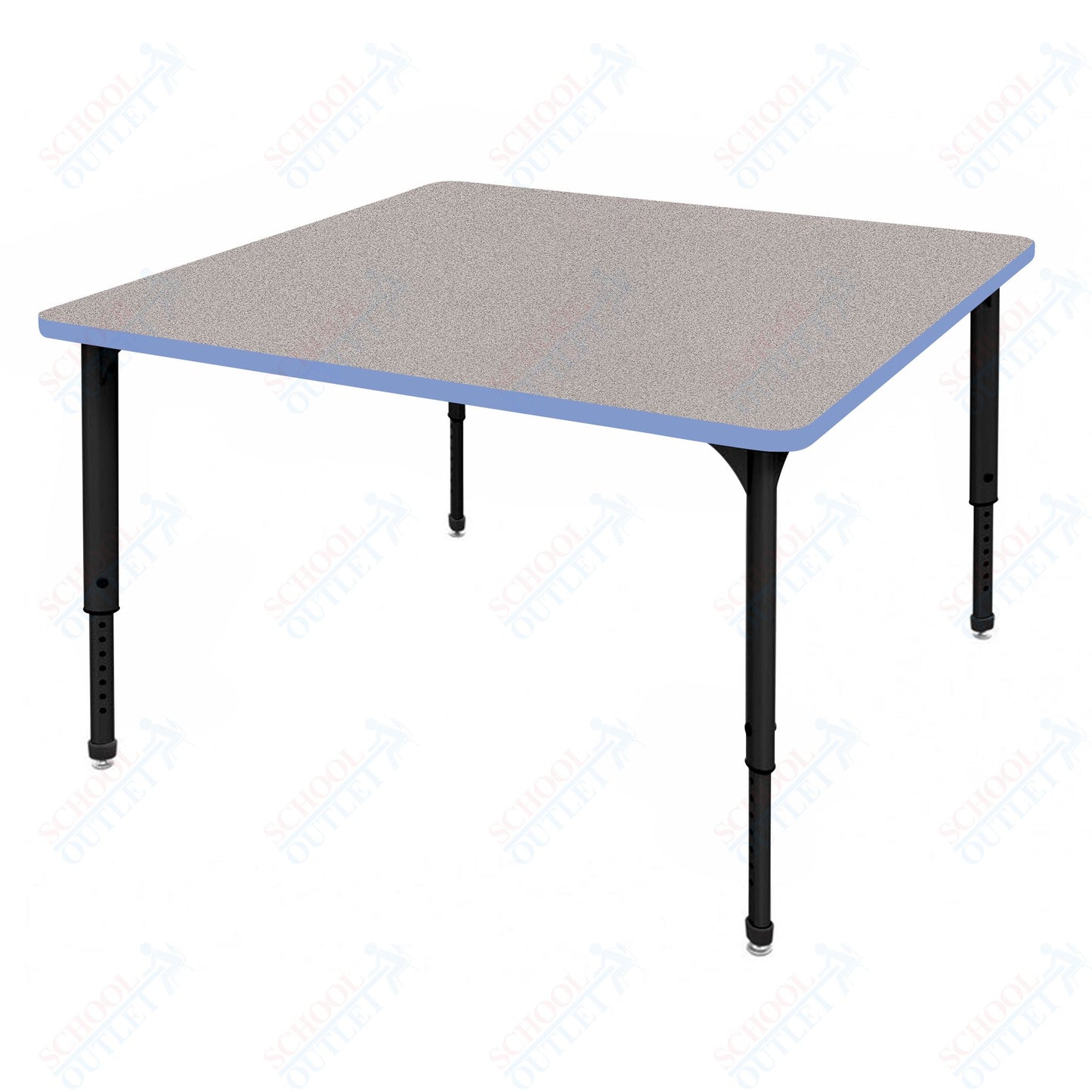 Marco Apex Series 42" Square School Activity Table Adjustable Height 21"-30" (38-2214-MA)