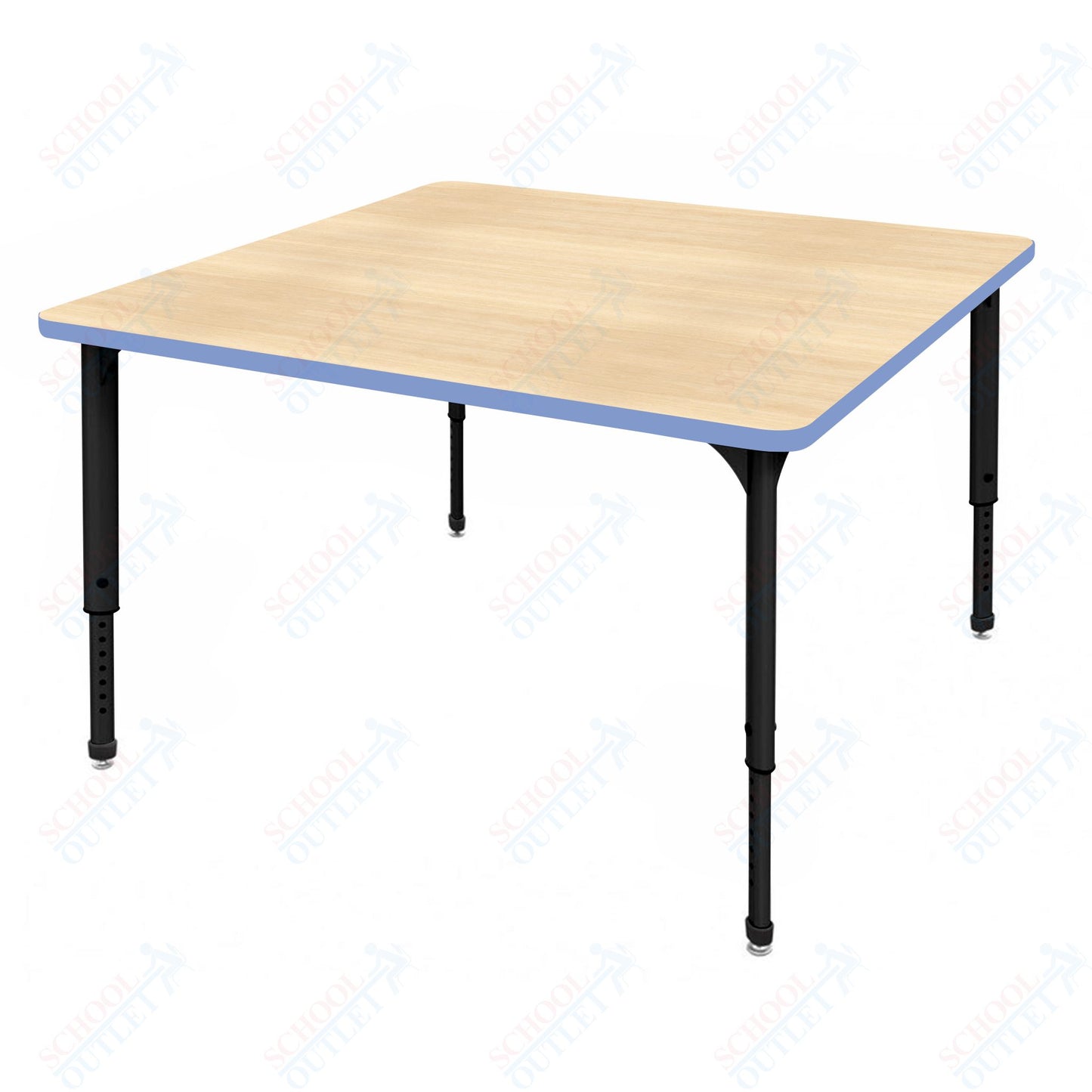 Marco Apex Series 42" Square School Activity Table Adjustable Height 21"-30" (38-2214-MA)