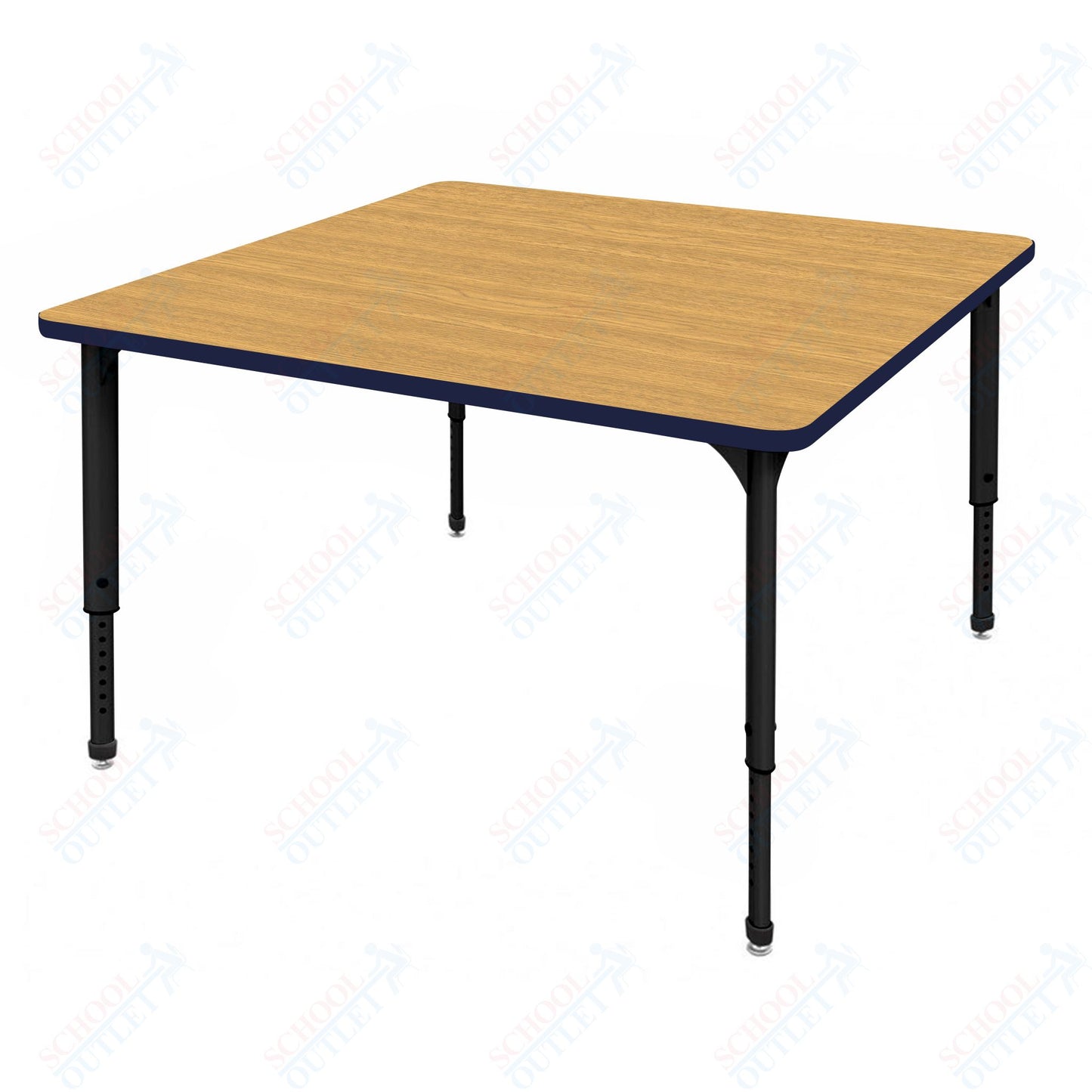 Marco Apex Series 42" Square School Activity Table Adjustable Height 21"-30" (38-2214-MA)