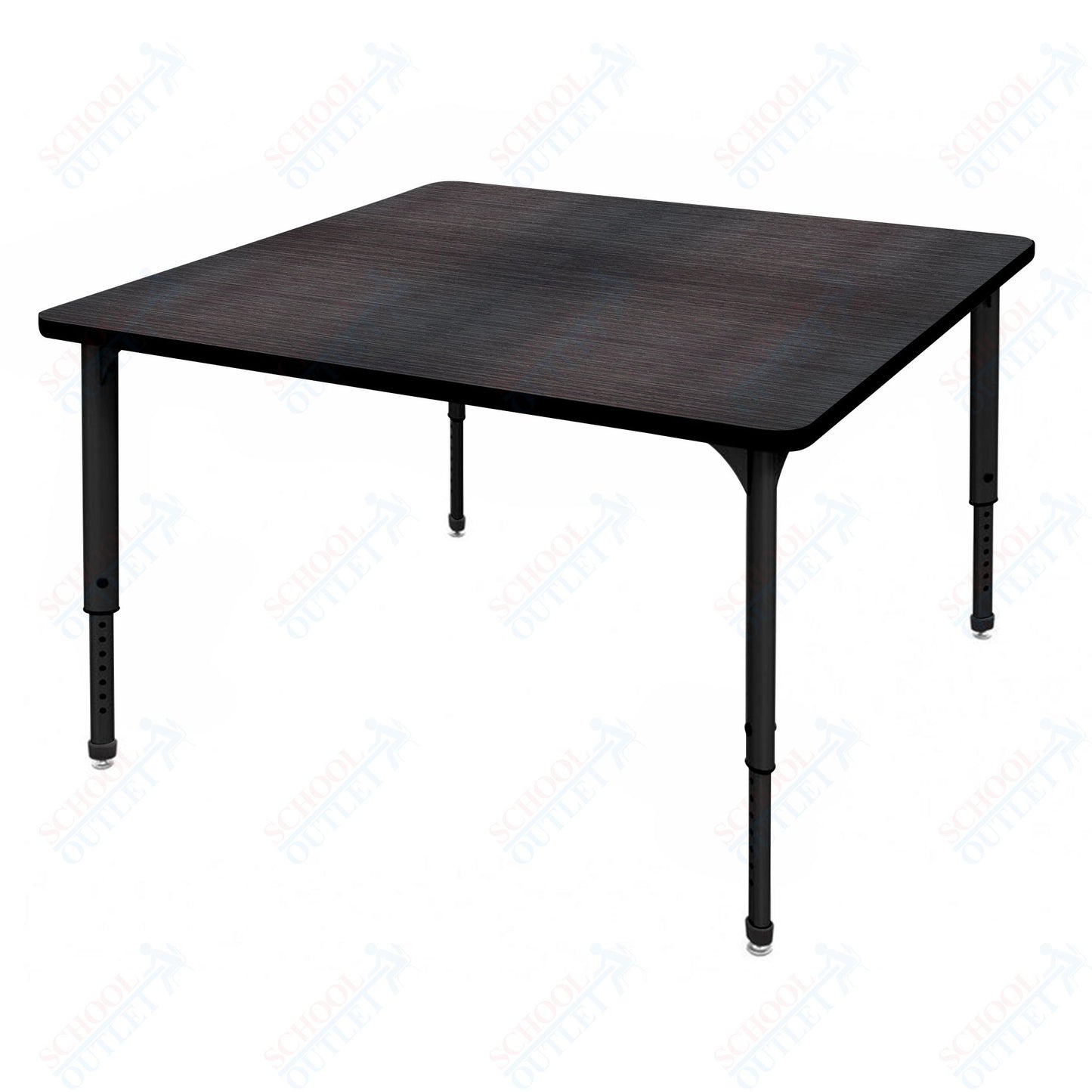 Marco Apex Series 42" Square School Activity Table Adjustable Height 21"-30" (38-2214-MA)