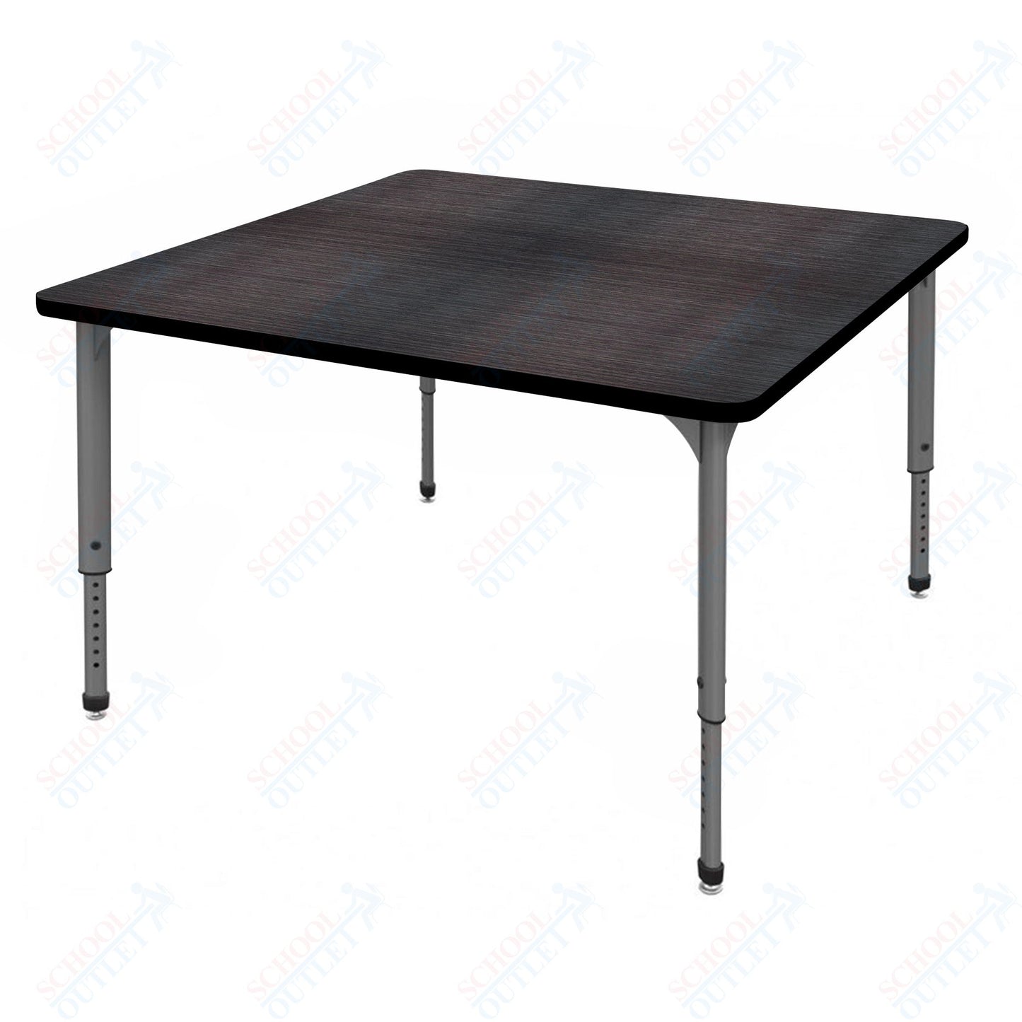 Marco Apex Series 42" Square School Activity Table Adjustable Height 21"-30" (38-2214-MA)