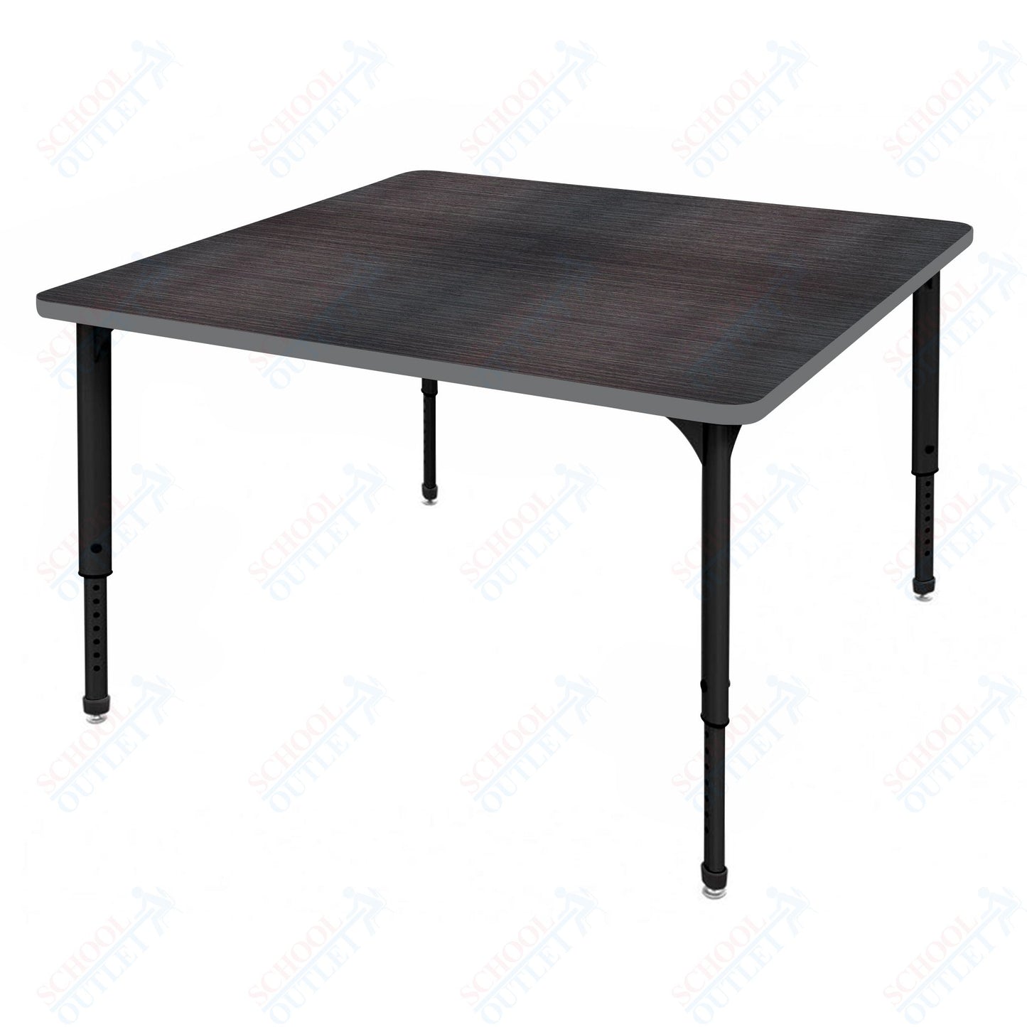 Marco Apex Series 42" Square School Activity Table Adjustable Height 21"-30" (38-2214-MA)