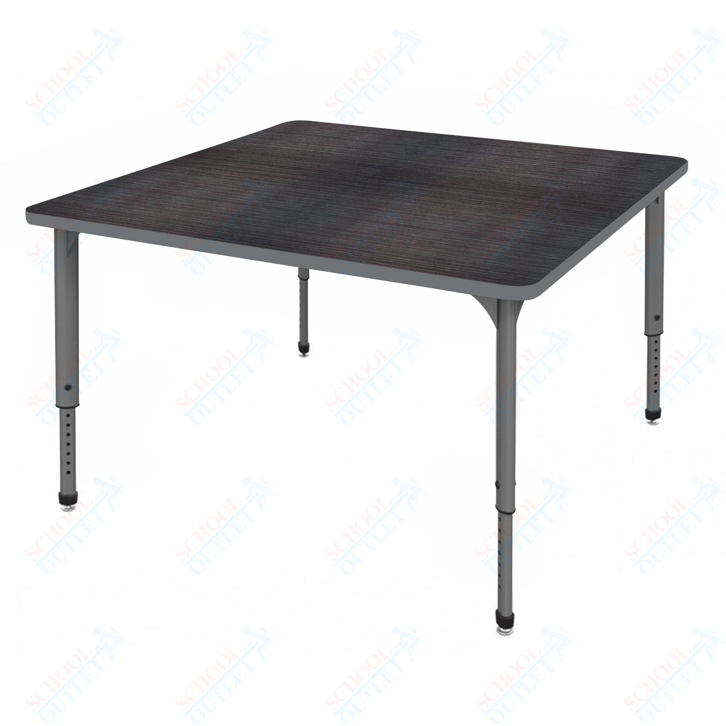 Marco Apex Series 42" Square School Activity Table Adjustable Height 21"-30" (38-2214-MA)