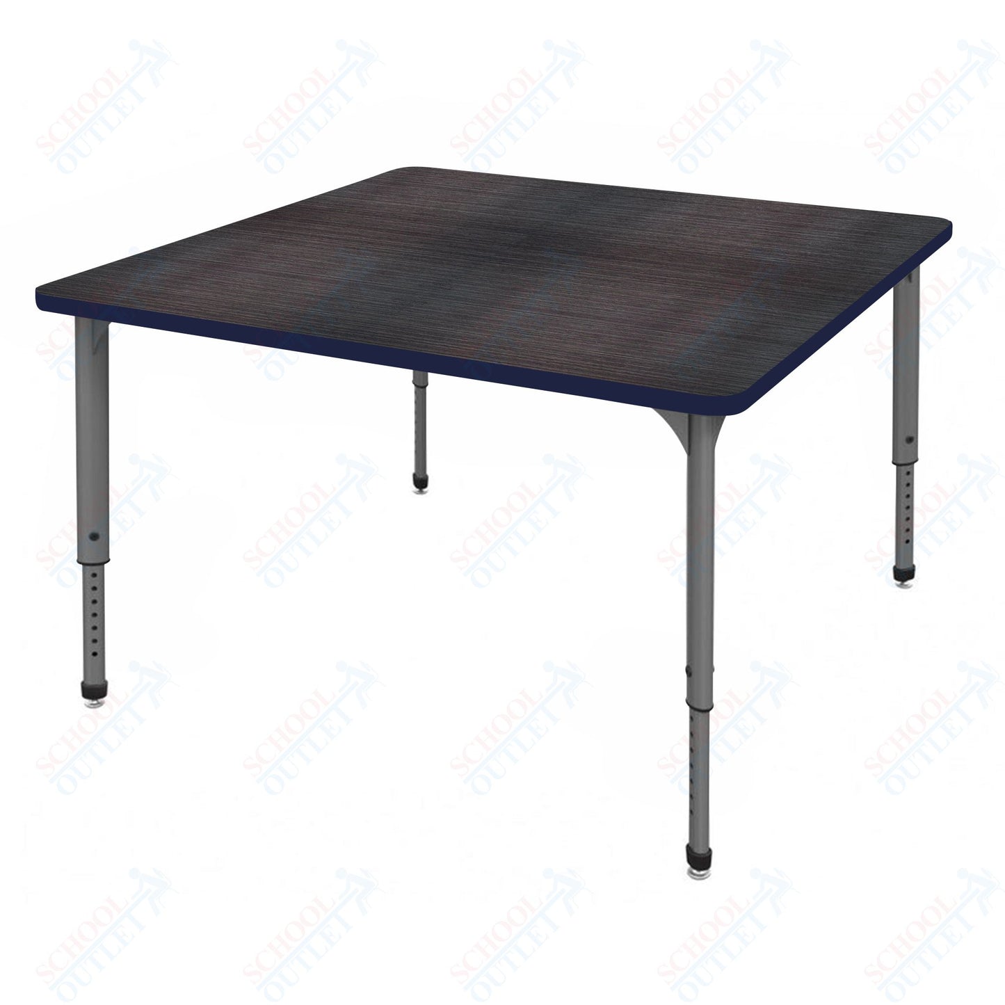 Marco Apex Series 42" Square School Activity Table Adjustable Height 21"-30" (38-2214-MA)