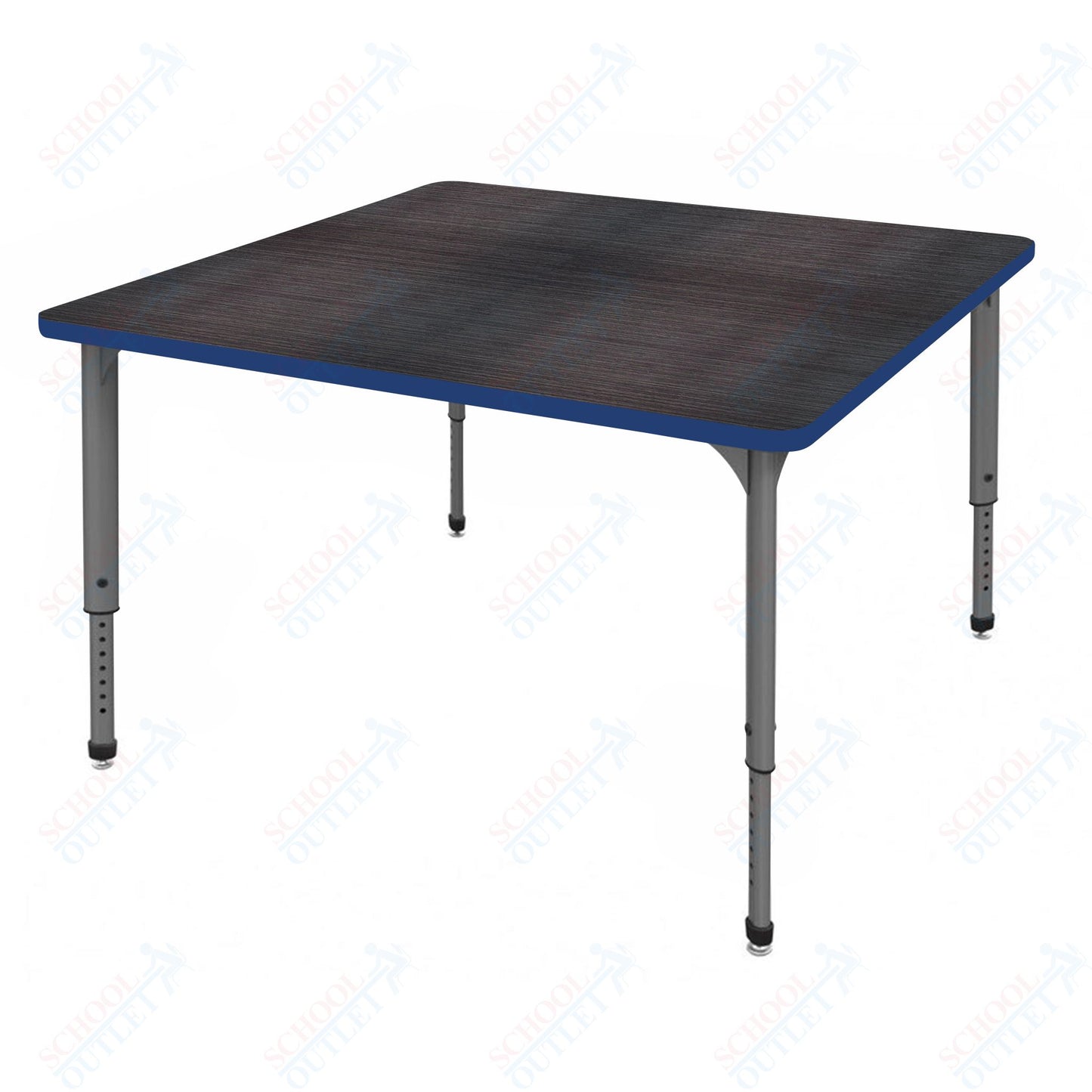 Marco Apex Series 42" Square School Activity Table Adjustable Height 21"-30" (38-2214-MA)