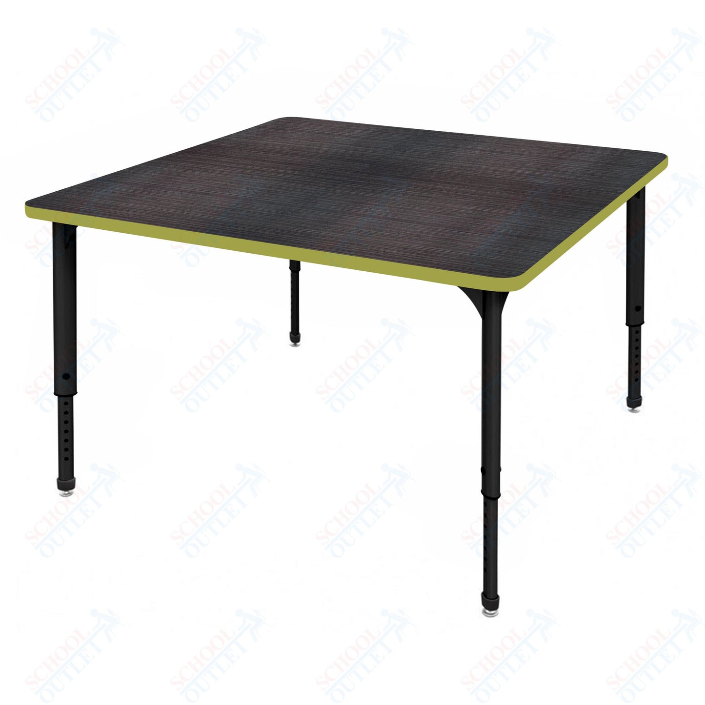 Marco Apex Series 42" Square School Activity Table Adjustable Height 21"-30" (38-2214-MA)