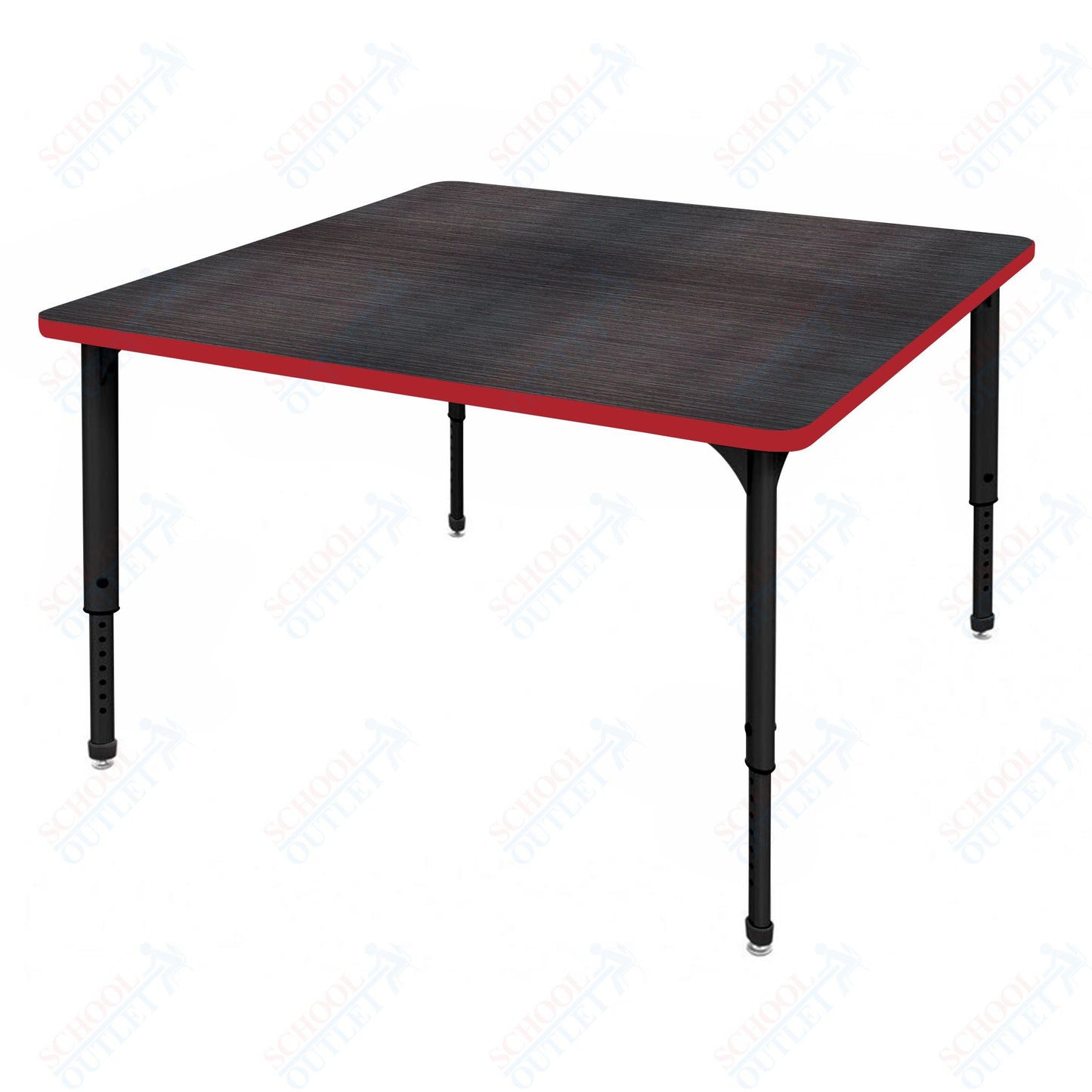 Marco Apex Series 42" Square School Activity Table Adjustable Height 21"-30" (38-2214-MA)