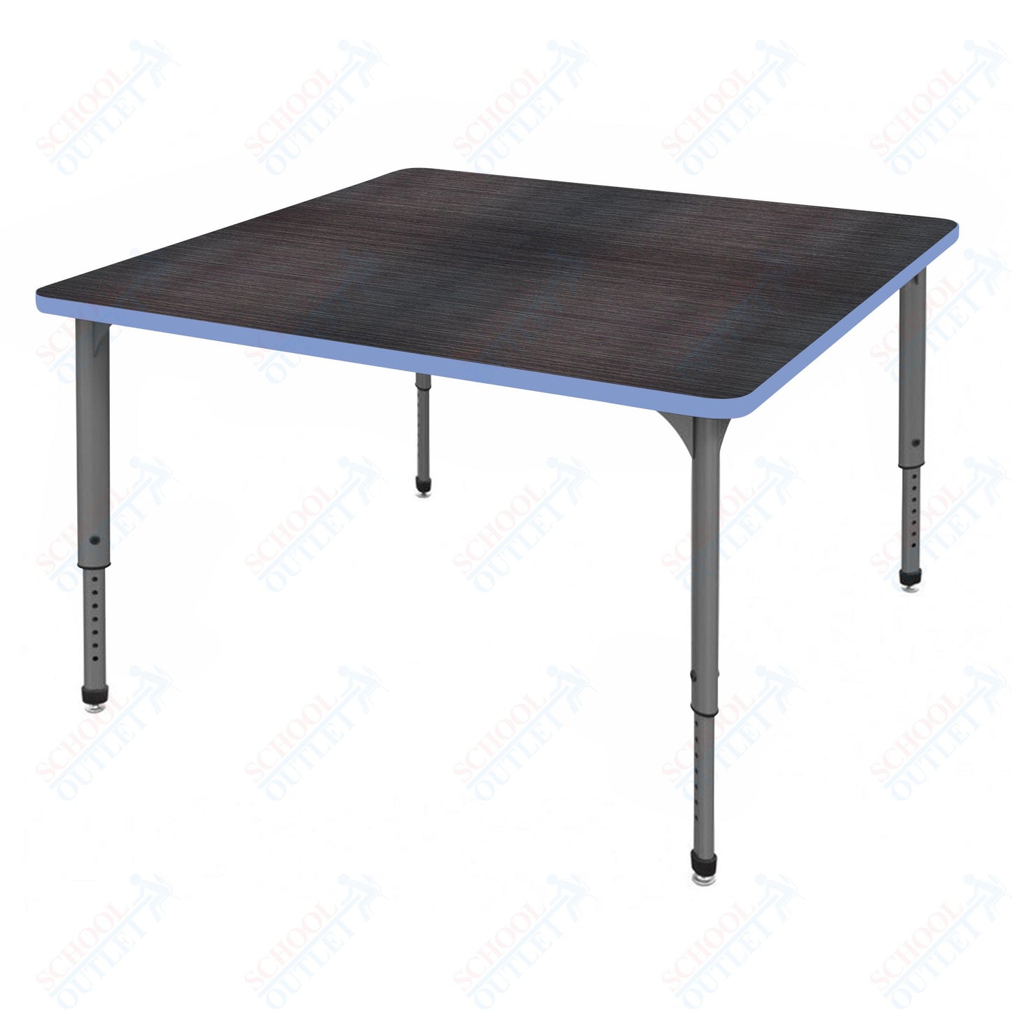 Marco Apex Series 42" Square School Activity Table Adjustable Height 21"-30" (38-2214-MA)