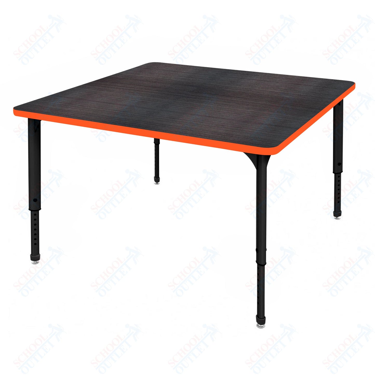 Marco Apex Series 42" Square School Activity Table Adjustable Height 21"-30" (38-2214-MA)