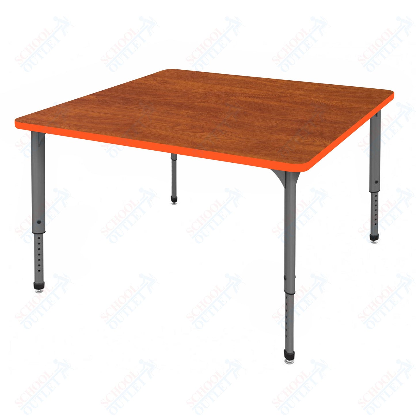 Marco Apex Series 42" Square School Activity Table Adjustable Height 21"-30" (38-2214-MA)