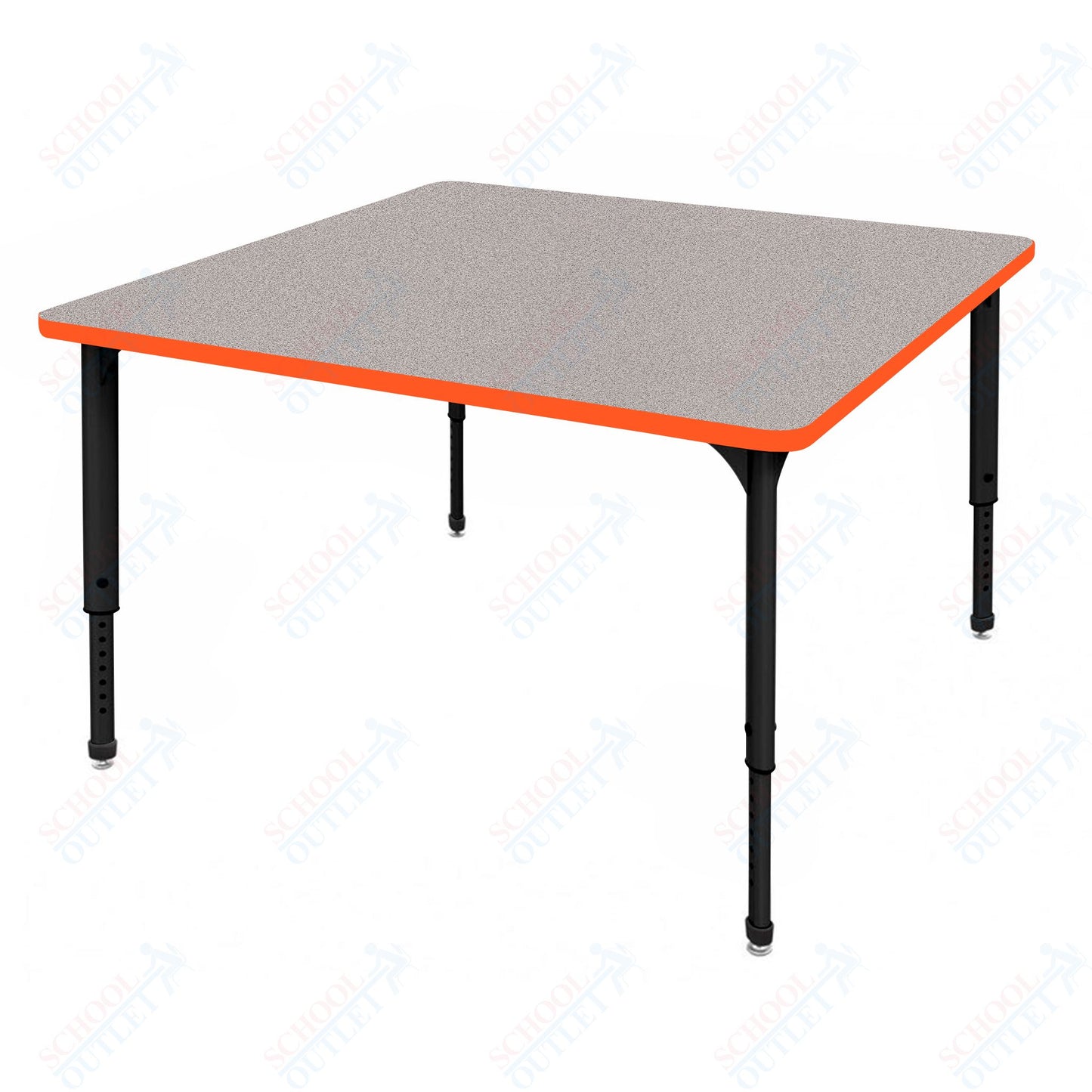 Marco Apex Series 42" Square School Activity Table Adjustable Height 21"-30" (38-2214-MA)