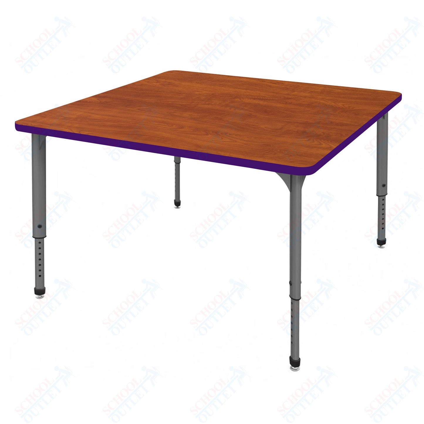 Marco Apex Series 42" Square School Activity Table Adjustable Height 21"-30" (38-2214-MA)