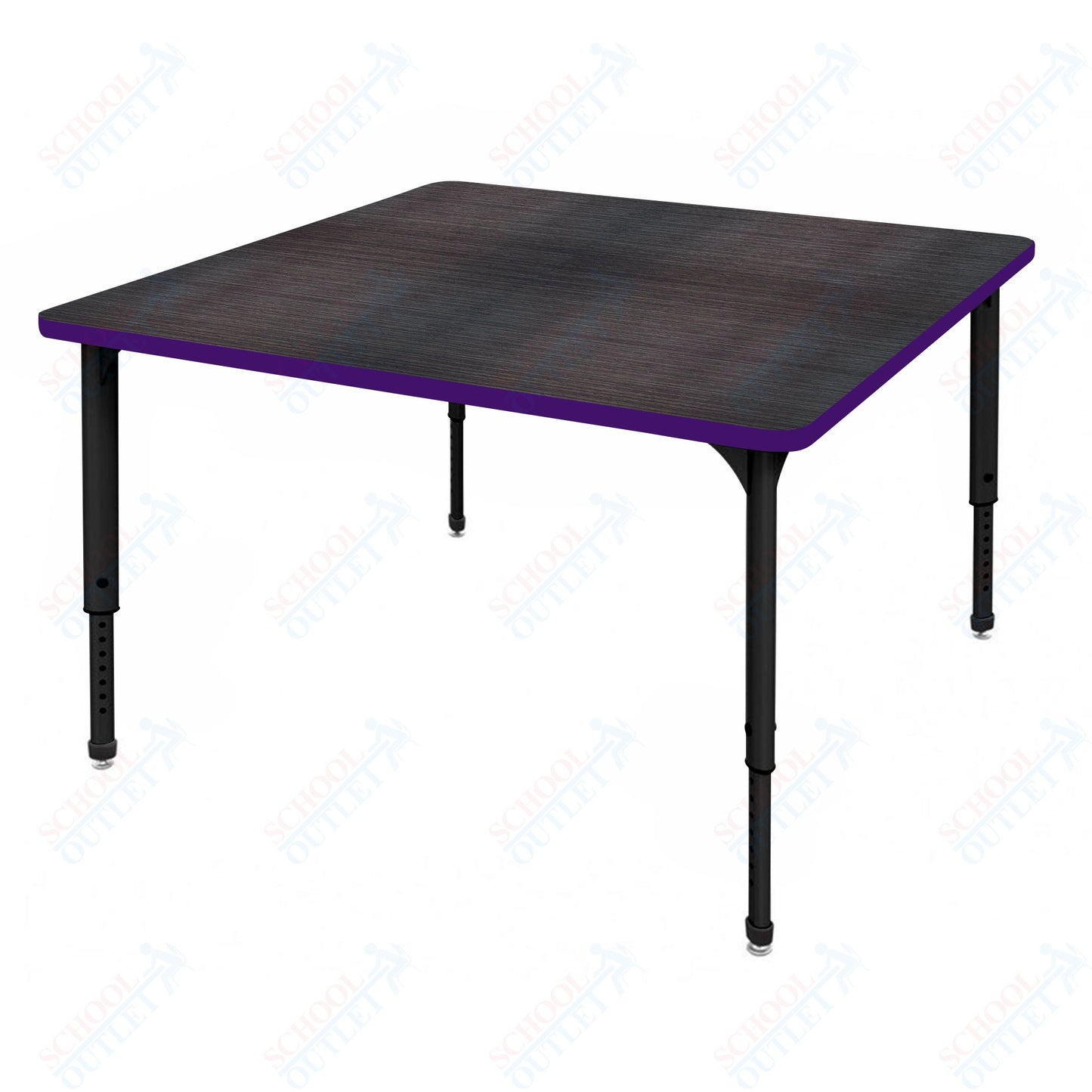 Marco Apex Series 42" Square School Activity Table Adjustable Height 21"-30" (38-2214-MA)