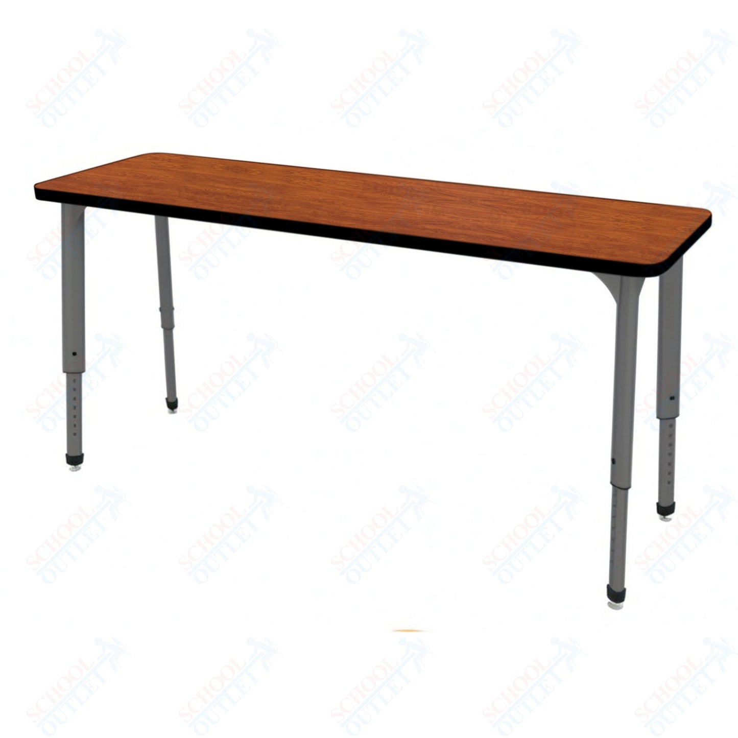 Marco Apex Series Rectangle Collaborative Student Desk 20" x 60" Adjustable Height 21"-30" (38-2222-MA)