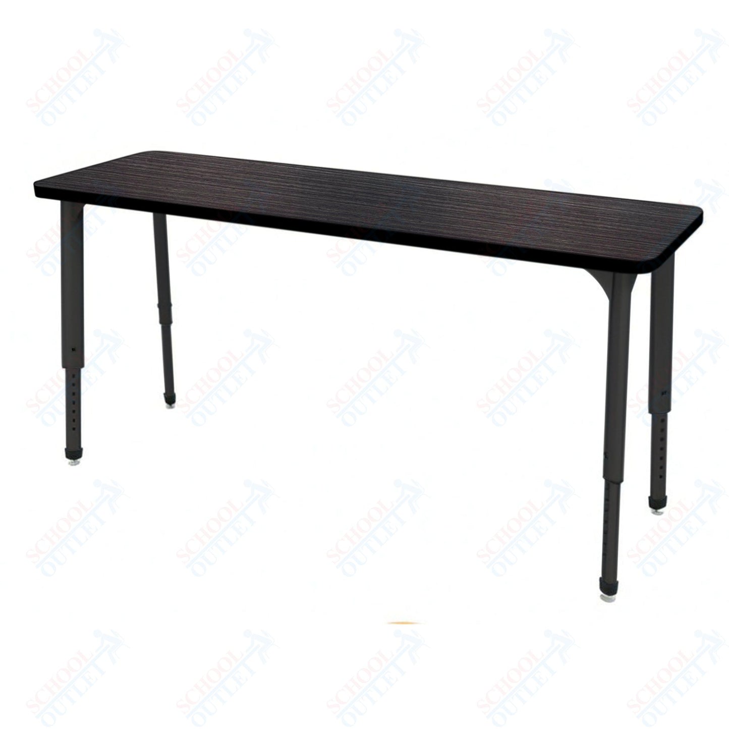 Marco Apex Series Rectangle Collaborative Student Desk 20" x 60" Adjustable Height 21"-30" (38-2222-MA)
