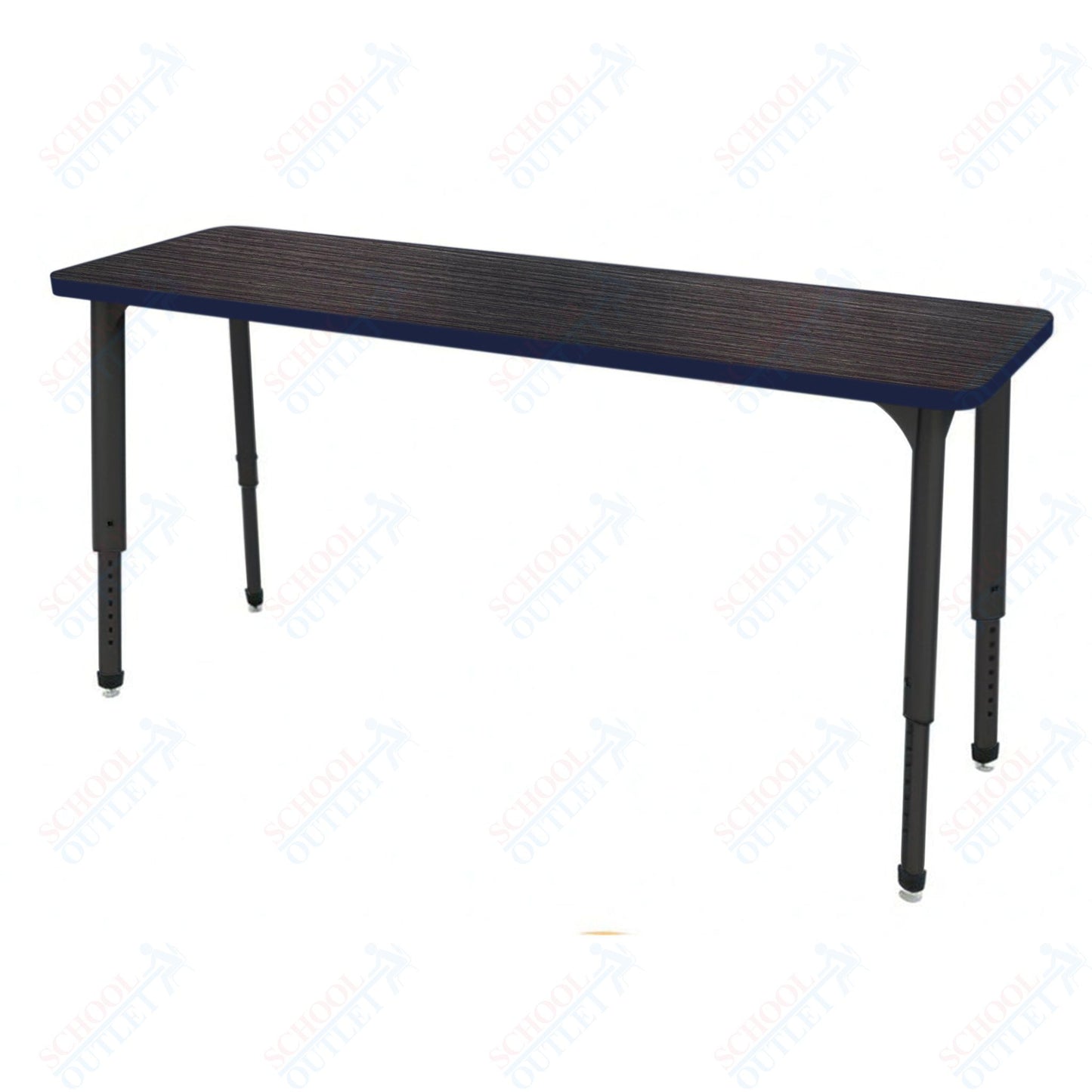 Marco Apex Series Rectangle Collaborative Student Desk 20" x 60" Adjustable Height 21"-30" (38-2222-MA)
