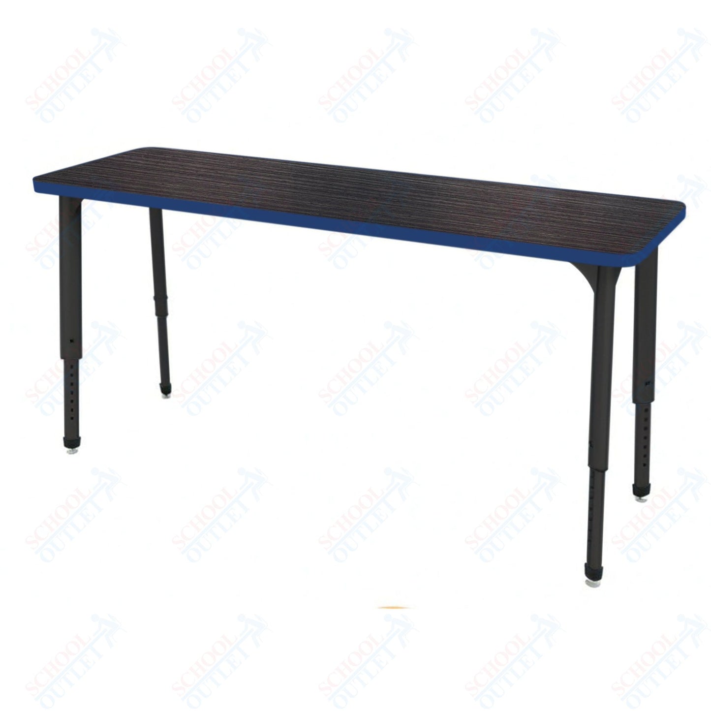 Marco Apex Series Rectangle Collaborative Student Desk 20" x 60" Adjustable Height 21"-30" (38-2222-MA)